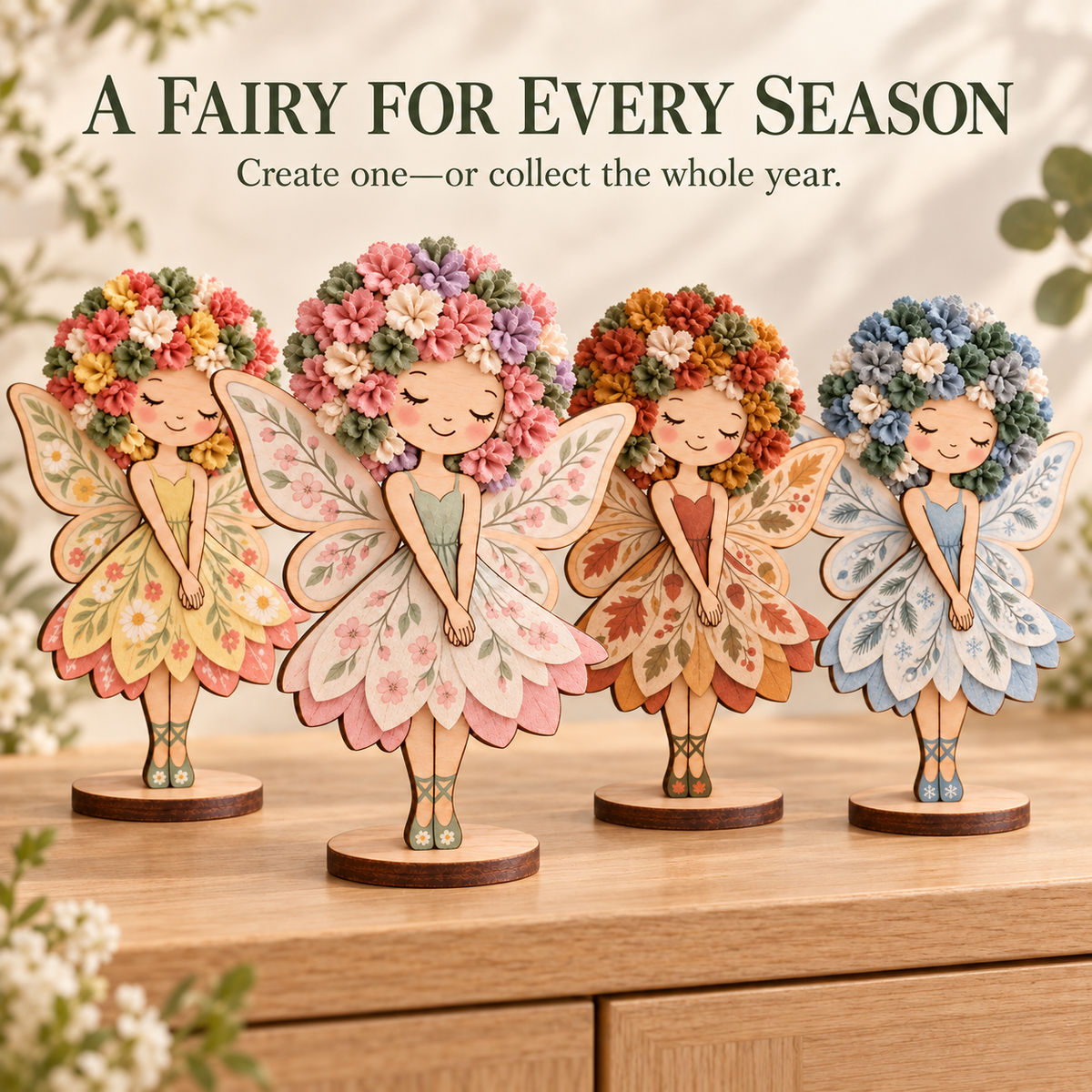 🔥😍Flower Fairy Craft Kit – A Fun DIY Fairy-Making Project