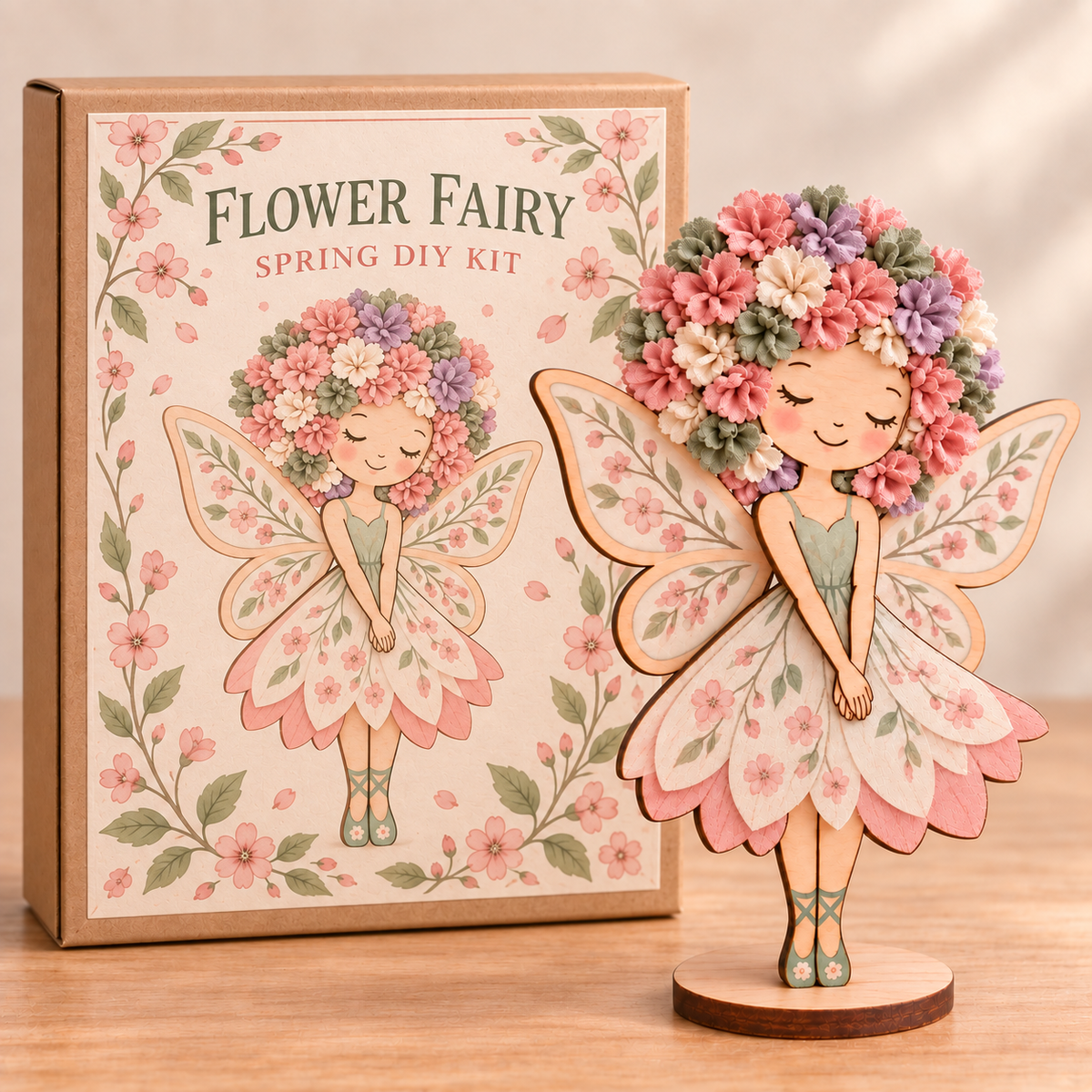 🔥😍Flower Fairy Craft Kit – A Fun DIY Fairy-Making Project
