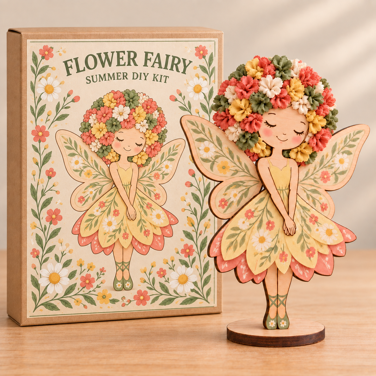 🔥😍Flower Fairy Craft Kit – A Fun DIY Fairy-Making Project