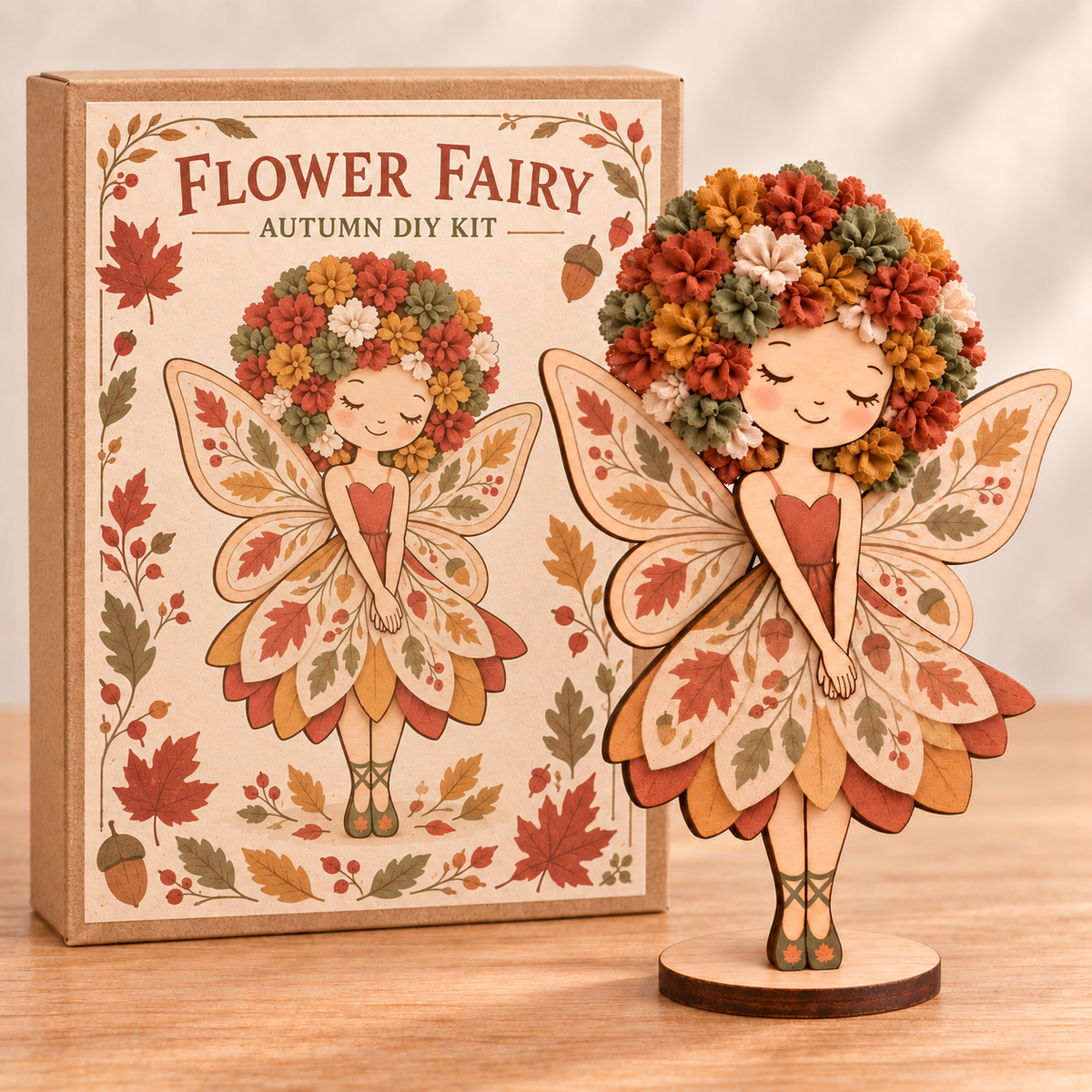 🔥😍Flower Fairy Craft Kit – A Fun DIY Fairy-Making Project