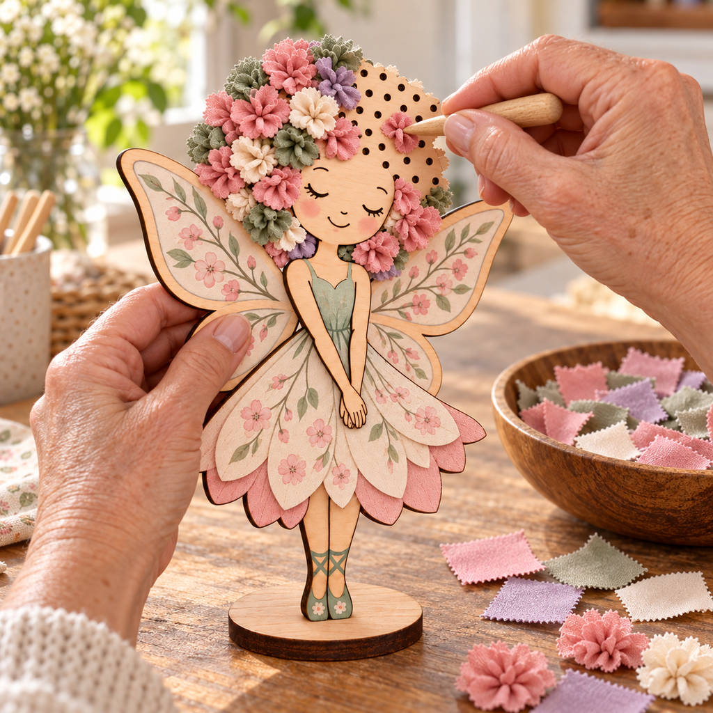 🔥😍Flower Fairy Craft Kit – A Fun DIY Fairy-Making Project