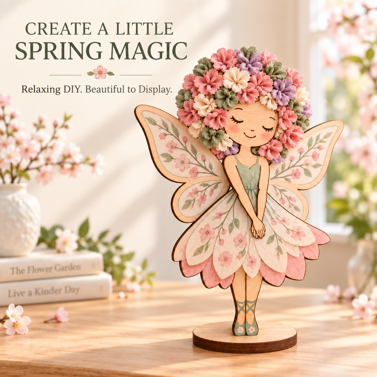 🔥😍Flower Fairy Craft Kit – A Fun DIY Fairy-Making Project