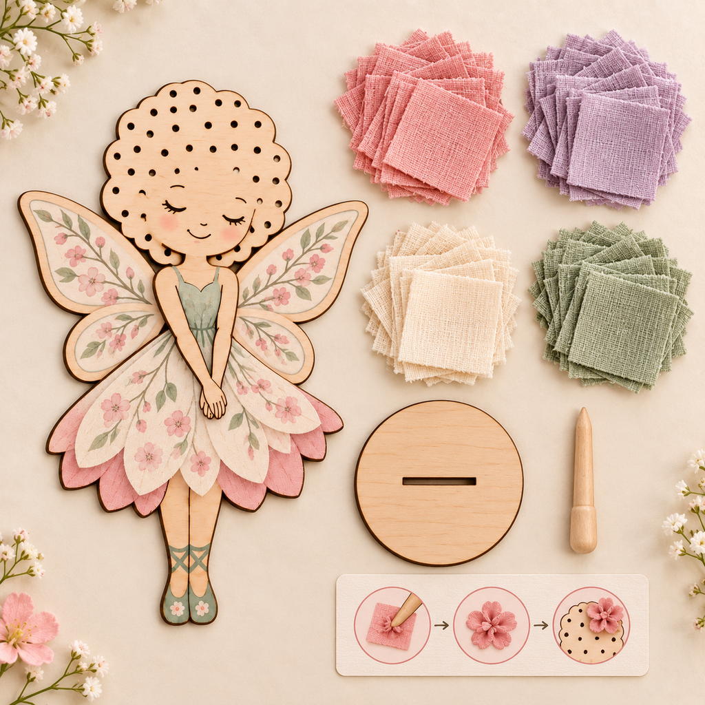 🔥😍Flower Fairy Craft Kit – A Fun DIY Fairy-Making Project