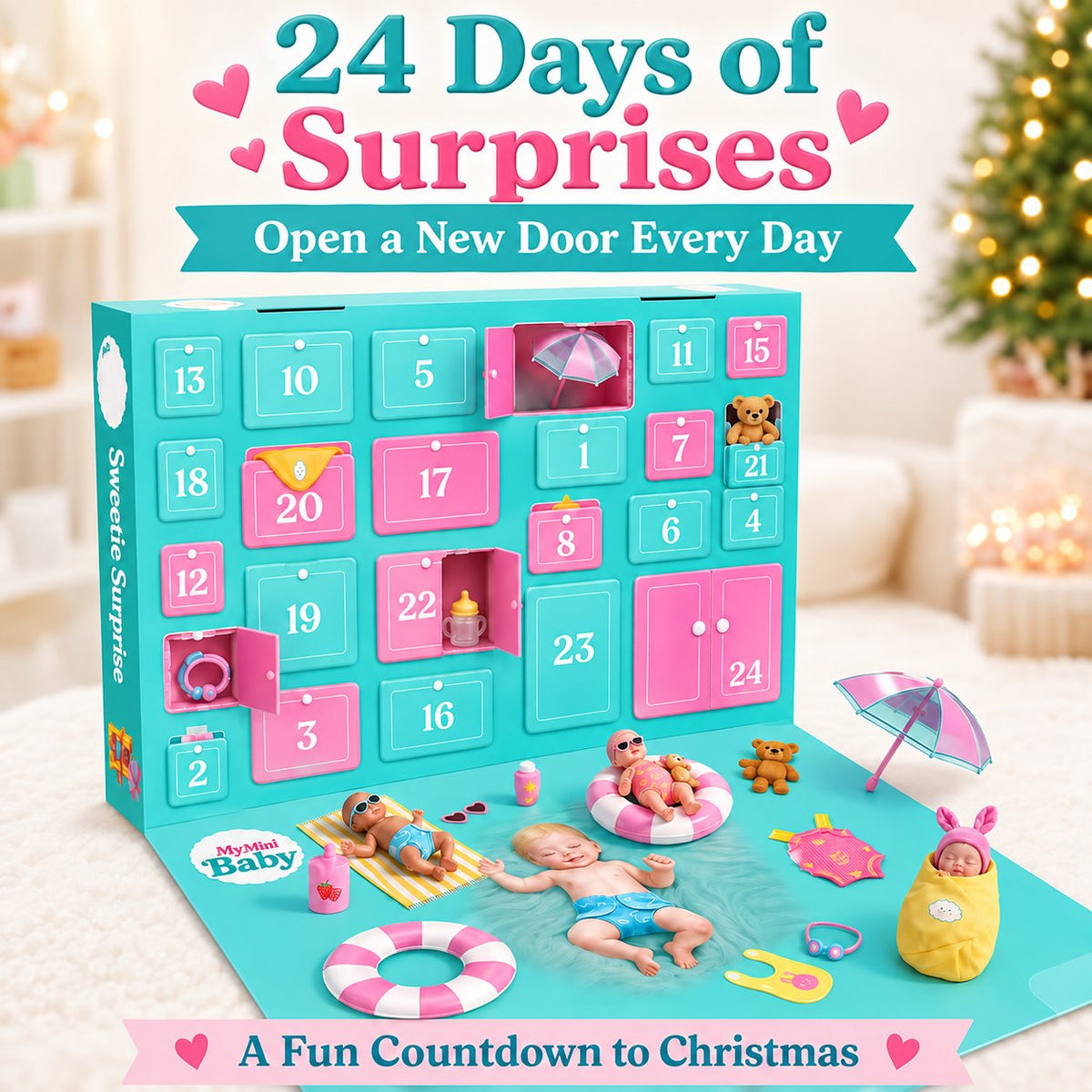🎄24-Day Mini Baby Surprise Advent Calendar-🎁Best Gift For Kids
