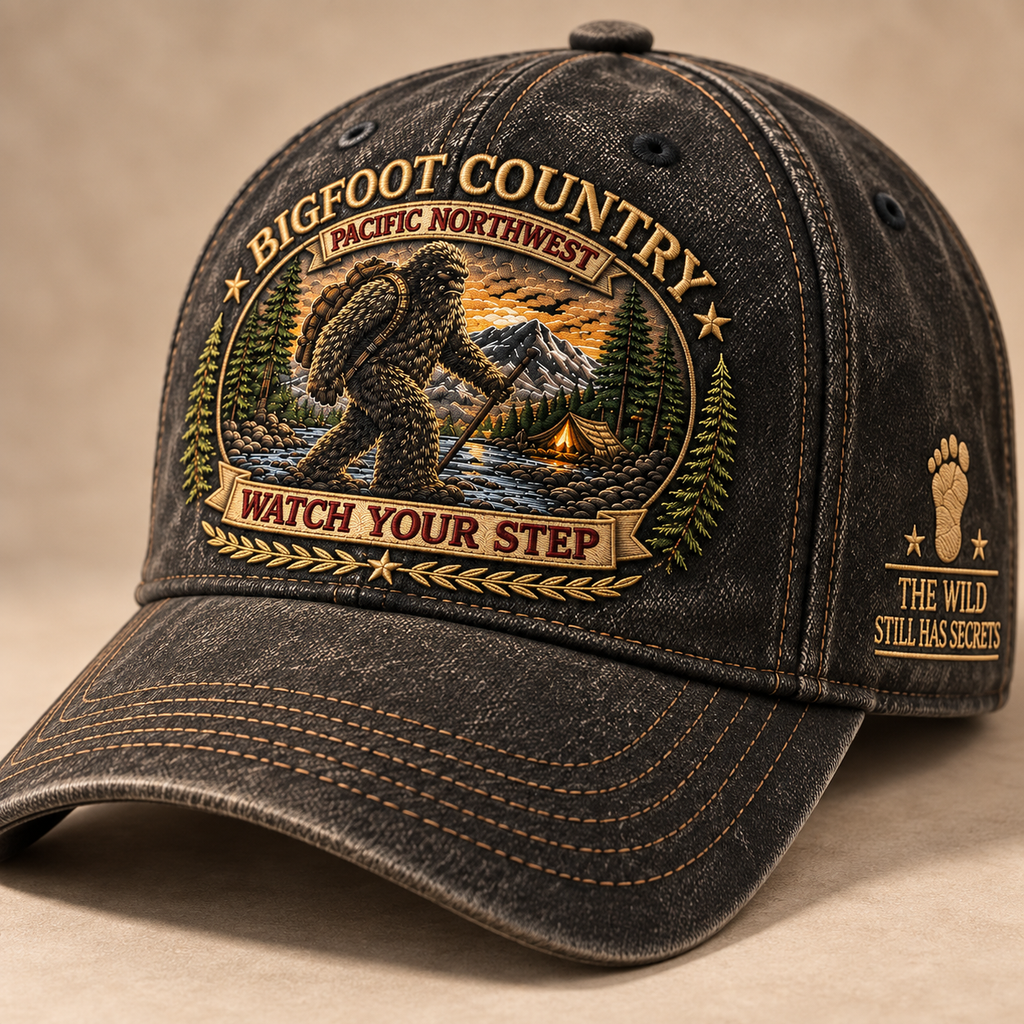 Bigfoot Country Heritage Cap – Pacific Northwest Edition